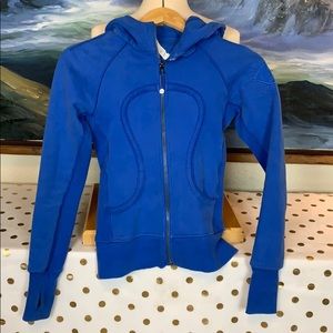 Lululemon blue zip up hoodie size 2
